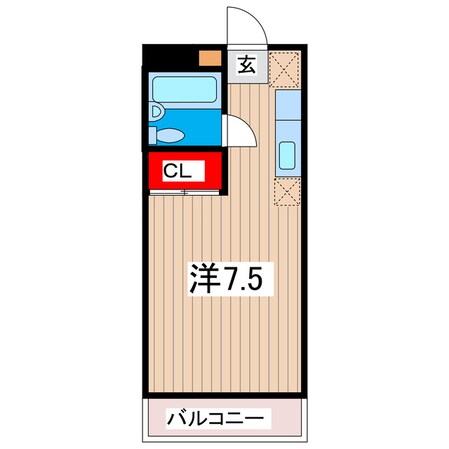 シルエットマンション・ウエストの物件間取画像